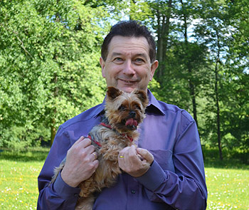 Martin Feußner mit Hund
